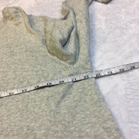 NWT DG2 Diane Gilman Sweater Tunic Knit Top XL Womans Gray Hi-Lo Hem Long Sleeve - Picture 8 of 14